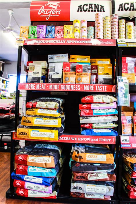  There are a wide variety of premium pet foods available from pet or feed stores, both canned and dry, any of which provide a fully nutritious and balanced diet without the need of added mineral or vitamin supplements or specialized dietary products and additives
